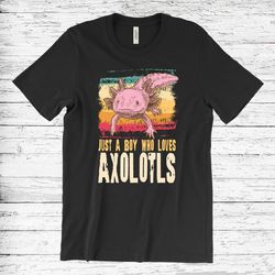 cute axolotl t-shirt, awesome pink baby pets axolotls pet birthday gift tshirt, funny baby mexican salamander lover part