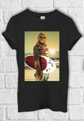 chewbacca surf t shirt hoodie sweatshirt baseball pullover men women unisex baggy boyfriend shirt 67