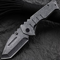 1pc 3.54inch high hardness folding knife, heavy duty portable pocket knife, outdoor camping hiking travel sharp knife