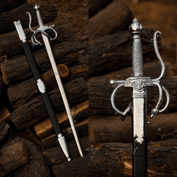 legend of zorro rapier movie replica sword cosplay costume with scabbard,viking swords, battle ready swords,zoro sword