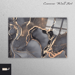 mural art, glass printing, glass wall decor, gray and gold marble, luxury marble glass wall art, marble glass printing,