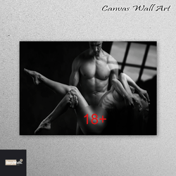 mural art, glass printing, tempered glass, sexy couple photo, sexy woman glass wall, bedroom wall decoration, naked coup