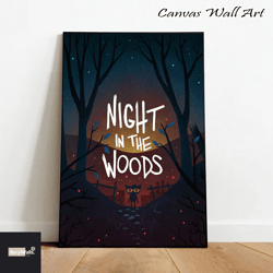 night landscape party roll up canvas, stretched canvas art, framed wall art painting