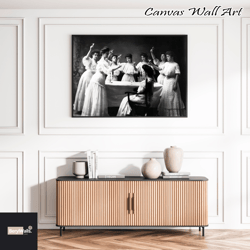 toast to the bride black & white vintage old wedding photography wall art canvas framed bar decor canvas printed retro d