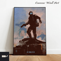 titanfall canvas, canvas wall art, rolled canvas print, canvas wall print, game canvas