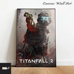 titanfall canvas, canvas wall art, rolled canvas print, canvas wall print, game canvas-1