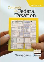 concepts in federal taxation 2019 26th by kevin e. murphy