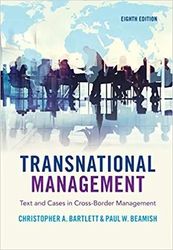 transnational management: text and cases in cross-border management 8th edition