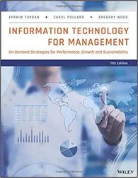 information technology for management: on-demand strategies for performance, growth and sustainability 11th edition