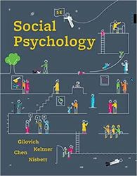 social psychology 5th edition by tom gilovich