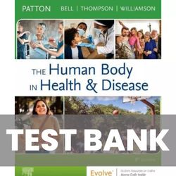 the human body in health and disease 8th edition test bank 9780323734165