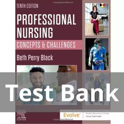 professional nursing concepts and challenges 10th edition test bank 9780323776653