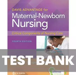 davis advantage for maternal newborn nursing 4th edition test bank 9781719645737