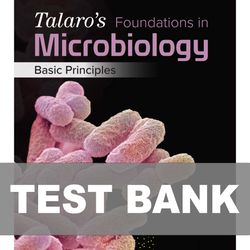 talaros foundations in microbiology basic principles 12th edition test bank 9781266182617