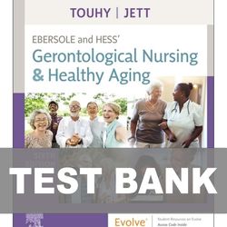 ebersole and hess gerontological nursing and healthy aging 6th edition test bank 9780323698030