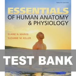 essentials of human anatomy and physiology 12th edition test bank 9780134395326