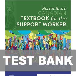 sorrentinos canadian textbook for the support worker 5th edition test bank 9780323709392