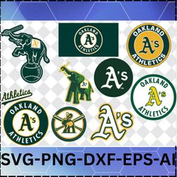 oakland athletics, oakland athletics svg, mlb svg, clipart, instant download