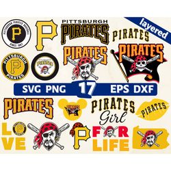 layered pittsburgh pirates logo, pittsburgh pirates svg, pittsburgh pirates clipart, pittsburgh pirates cricut