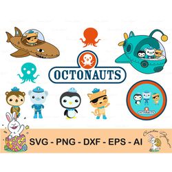 octonauts svg, octonauts png, octonauts eps, octonauts dxf, octonauts clipart, octonauts digital, octonauts