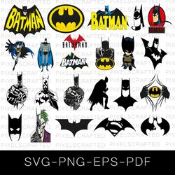 batman svg bundle, batman cutfile, kid cartoon clipart