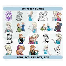 frozen svg bundle, frozen svg files for cricut,