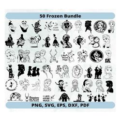 frozen svg, frozen svg bundle, frozen svg cutfiles,