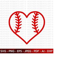 baseball softball heart svg, baseball heart svg, softball heart svg, sports svg, baseball svg, softball svg, cut file fo