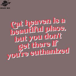 cat heaven office quote  png design