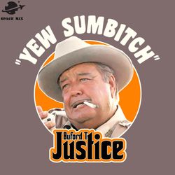buford t justice sheriff smokey and the bandit png design