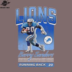 barry sanders 02 png design