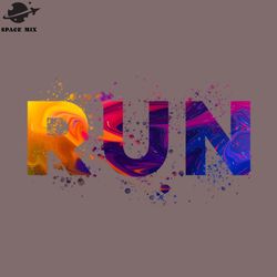 running sport sticker design png design