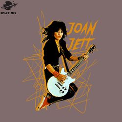 joan jett yellow vintage band png design