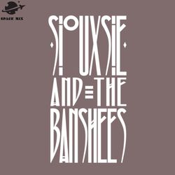 siouxsie and the banshees logo shirt png design