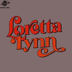 loretta lynn 70s style country fan  png design