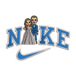 couple x nike embroidery design, couple embroidery, nike design, embroidery shirt, embroidery file, digital download