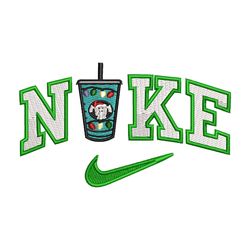 cup green x nike embroidery design, cup embroidery, nike design, embroidery shirt, embroidery file, digital download