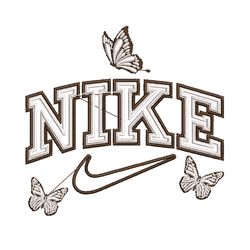nike butterfly embroidery design, logo embroidery, logo design, logo shirt, digital download