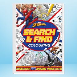 marvel spider-man: search & find colouring