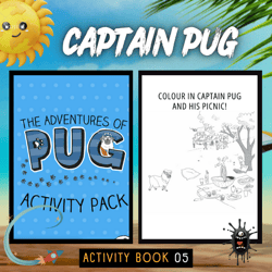 captain pug activity pack new