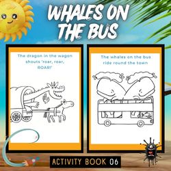 whales on the bus activity pack