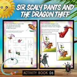 sir scaly pants and the dragon thief activity-pack