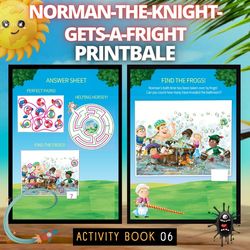 norman the knight gets a fright activity-pack