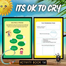 its ok to cry activity pack