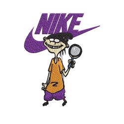 cartoon nike embroidery design, cartoon embroidery, nike design, embroidery file, logo nike shirt, instant download