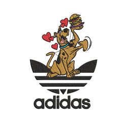 dog love adidas embroidery design, adidas embroidery, embroidery file, brand embroidery, logo shirt, digital download