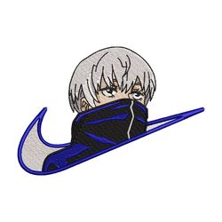 inumaki nike embroidery design, jujutsu kaisen embroidery, nike design, anime design, anime shirt, digital download