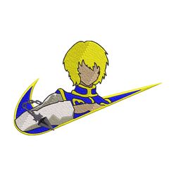 kurapika nike embroidery design, hunter x hunter embroidery, nike design, anime design, anime shirt, digital download