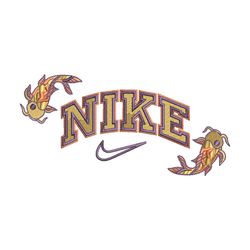 nike fish logo embroidery design, nike fish embroidery, nike design, logo shirt, embroidery shirt, digital download.