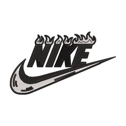 nike flame embroidery design, flame embroidery, nike design, embroidery shirt, embroidery file, digital download